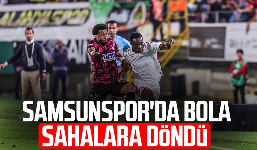 Samsunspor'da Marc Bola sahalara döndü