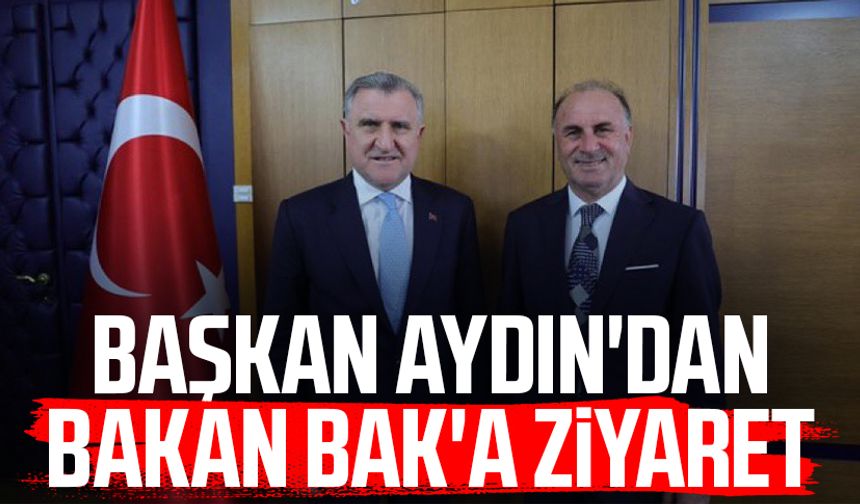 TASKK Genel Başkanı ve Samsun ASKF Başkanı Şener Aydın'dan Bakan Osman Aşkın Bak'a ziyaret