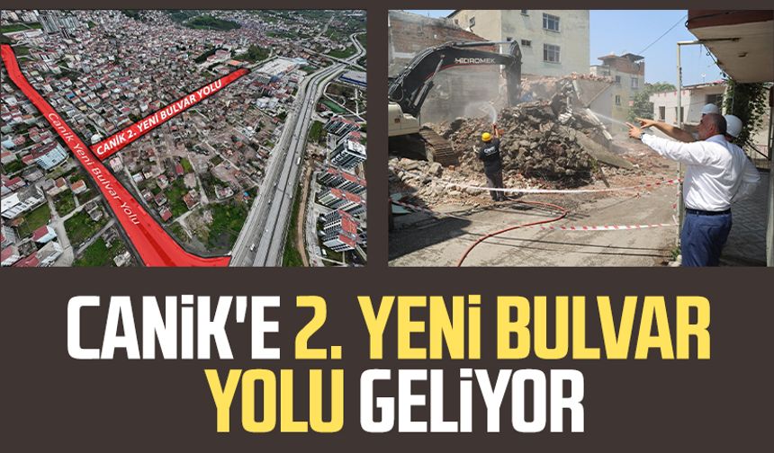 Canik'e 2. Yeni Bulvar Yolu geliyor