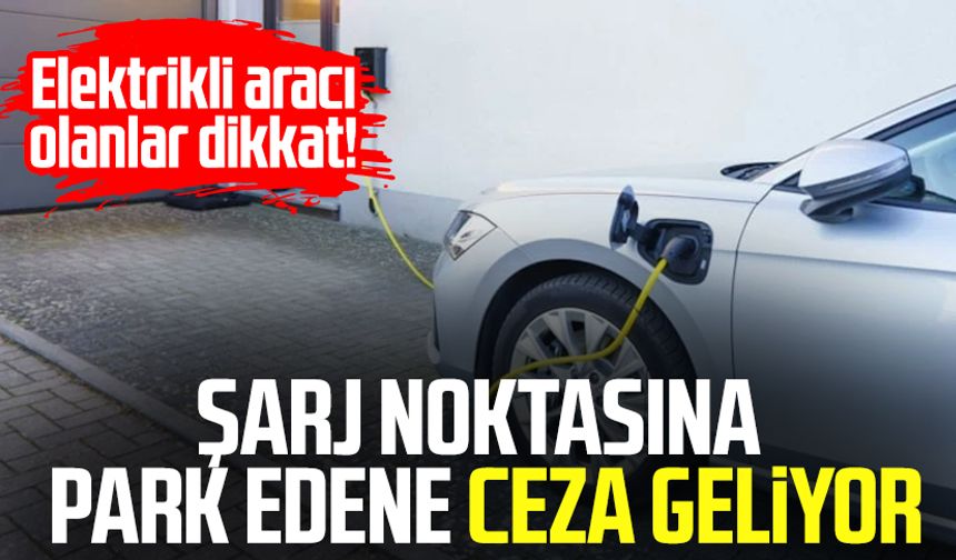 Şarj istasyonlarına izinsiz park edenlere yaptırım çağrısı