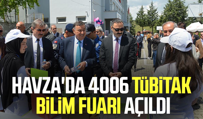 Samsun Havza'da 4006 TÜBİTAK Bilim Fuarı açıldı