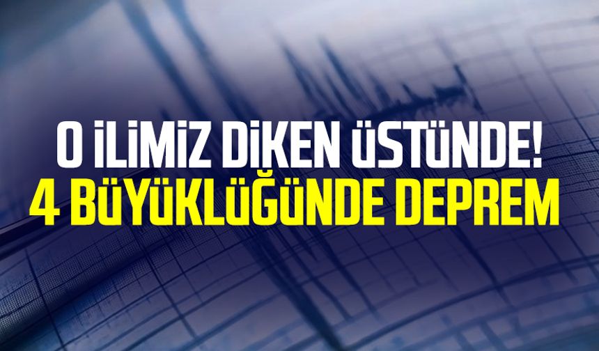 İstanbul diken üstünde! 4 büyüklüğünde deprem