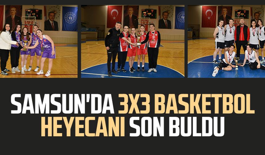 Samsun'da 3x3 Basketbol heyecanı son buldu