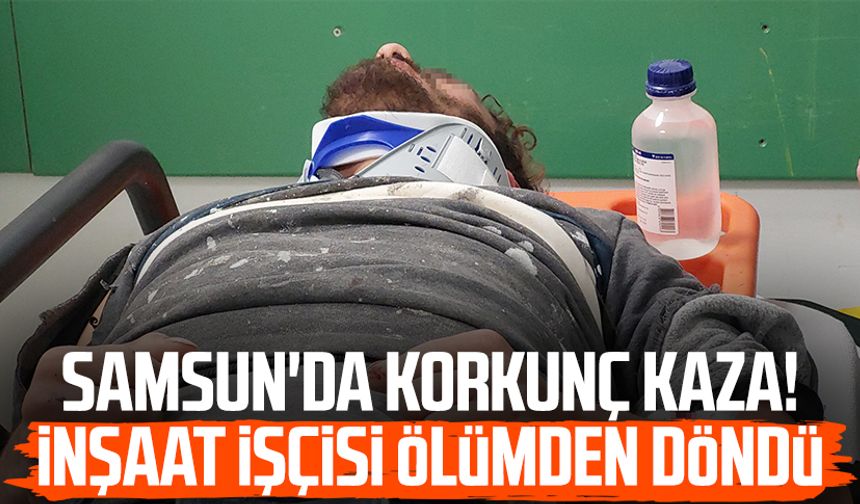Samsun'da korkunç kaza! Ferhan Ürkmez ölümden döndü