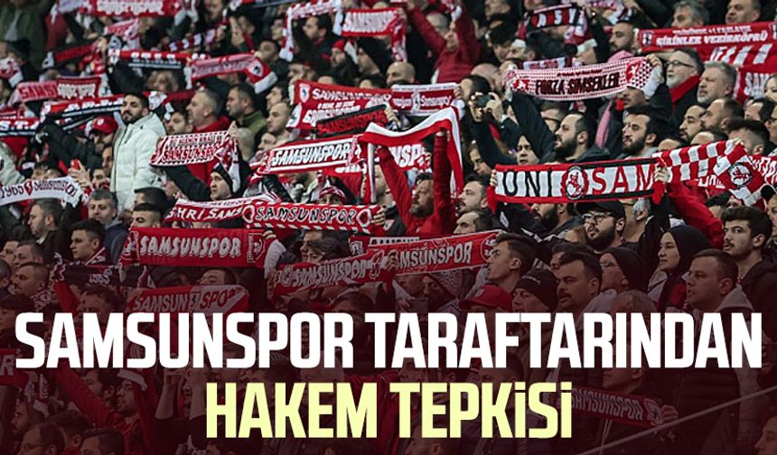 Samsunspor taraftarından Halil Umut Meler tepkisi
