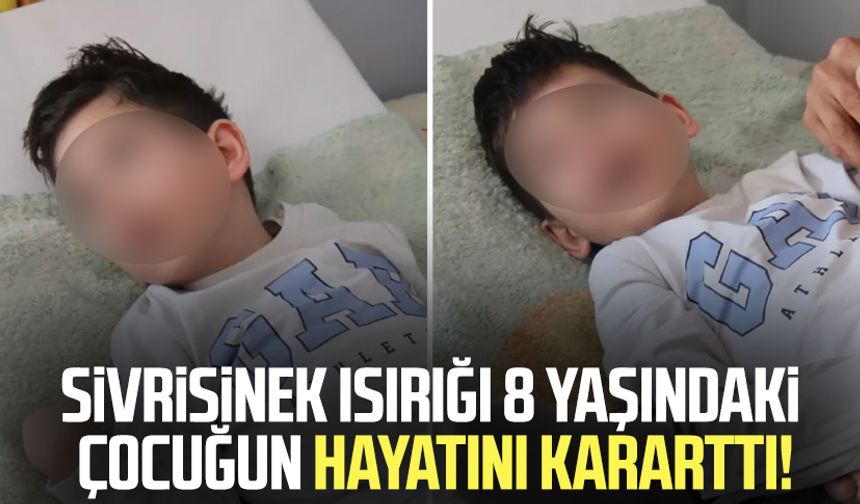 Sivrisinek ısırığı 8 yaşındaki çocuğun hayatını kararttı!