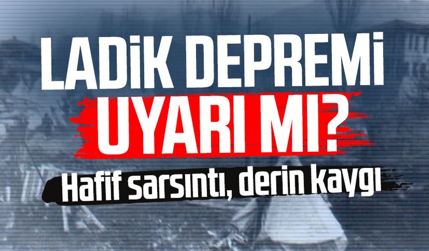Samsun'daki deprem uyarı mı? Korkutan açıklama geldi