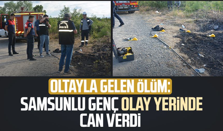 Oltayla gelen ölüm: Samsunlu genç Birol Küçük olay yerinde can verdi