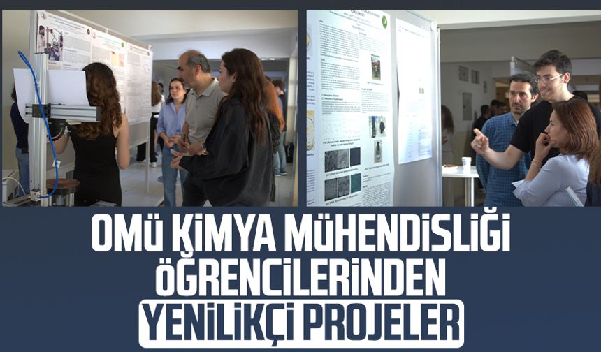 OMÜ Kimya Mühendisliği öğrencilerinden yenilikçi projeler