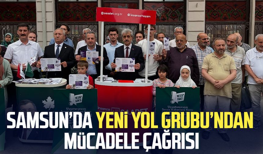 Samsun'da Yeni Yol Grubu’ndan mücadele çağrısı: Toplumsal bir tehdit