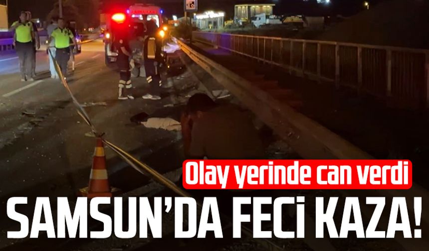 Samsun'da ölümlü kaza! Türkan Karasu hayatını kaybetti