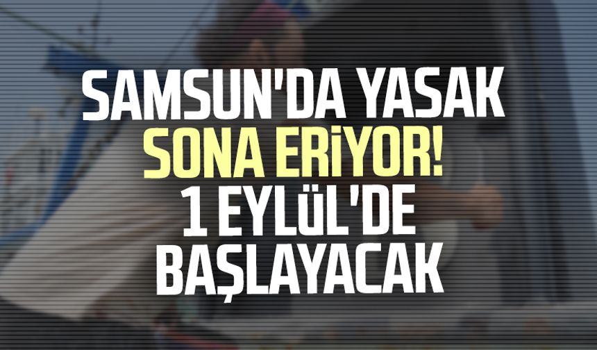 Samsun'da balıkçılar "Vira Bismillah" demeye hazırlanıyor
