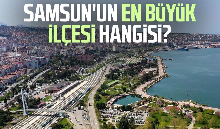 Samsun'un en büyük ilçesi hangisi? İşte yanıtı