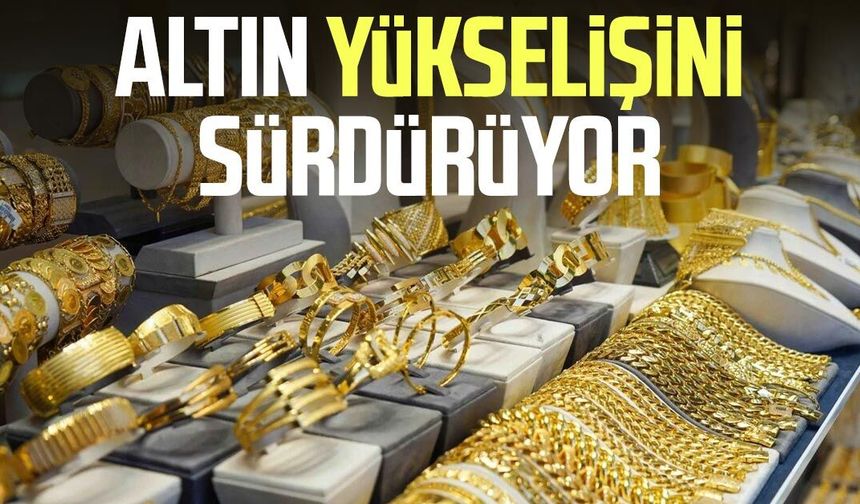 Altın fiyatları yükselişini sürdürüyor