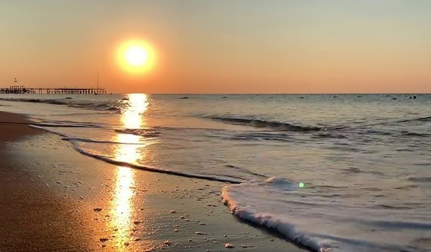 Alaçam Sahilinde Gün Doğumu ve Huzurlu Yaşam