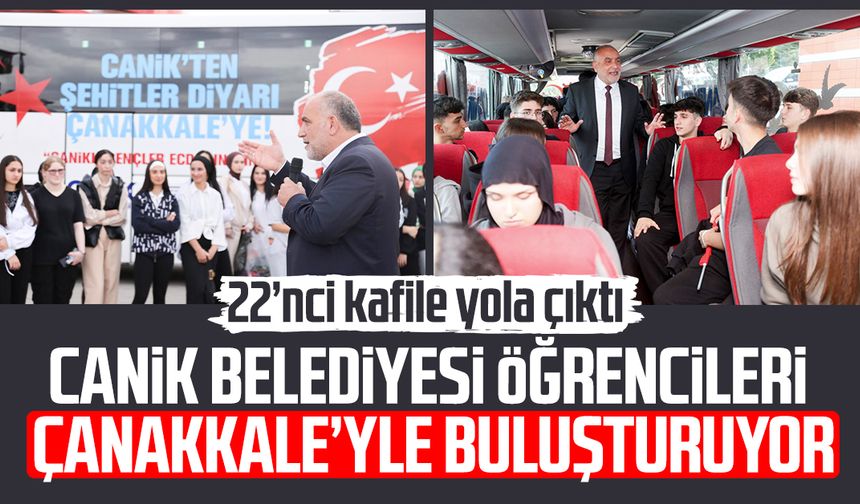 Canik’te gençlere tarih bilinci: Çanakkale gezileri sürüyor