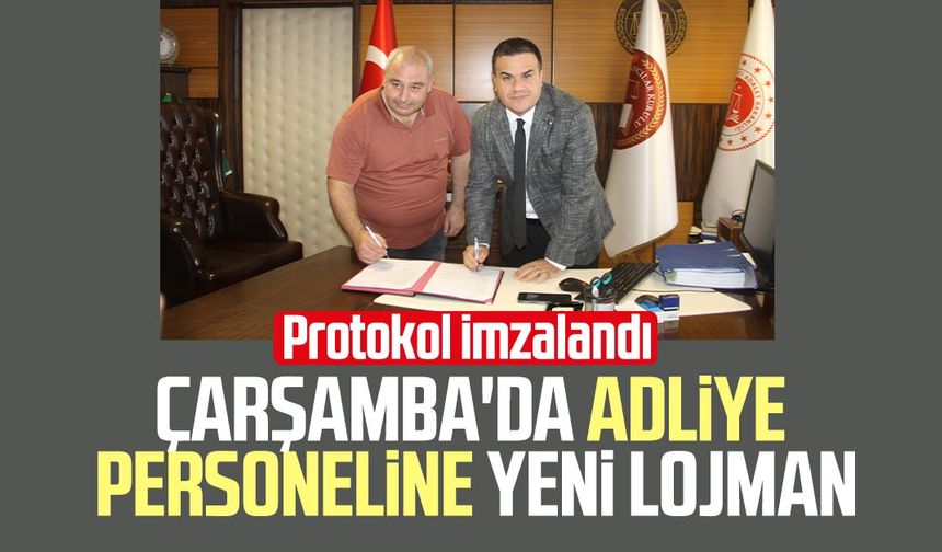 Çarşamba'da adliye personeline yeni lojman