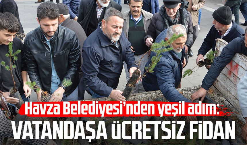Havza Belediyesi'nden yeşil adım!