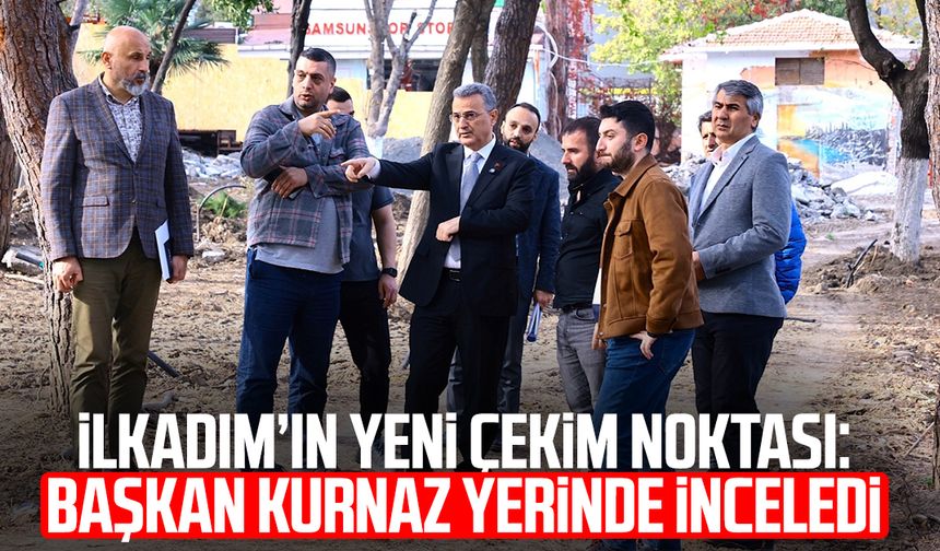 Başkan İhsan Kurnaz Gazi Park'taki çalışmaları yerinde inceledi