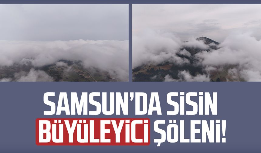 Samsun'da sisin büyüleyici şöleni!