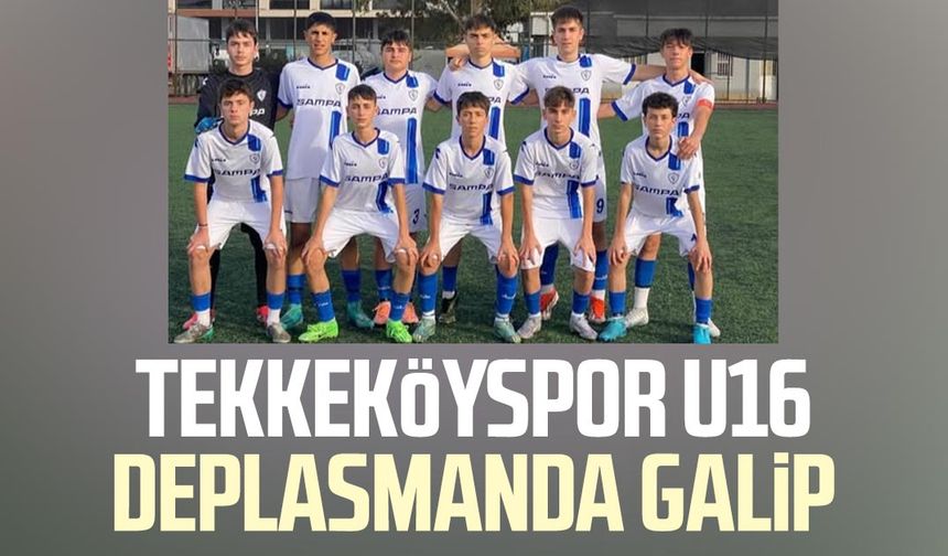 Tekkeköyspor U16 deplasmanda galip