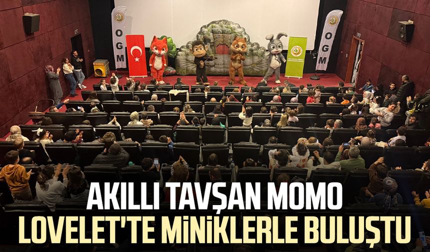 Akıllı Tavşan Momo Lovelet'te miniklerle buluştu