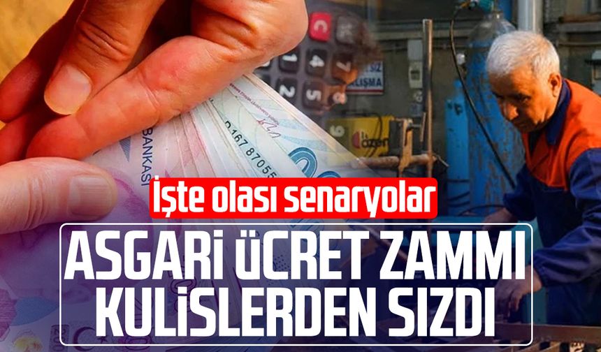 Asgari ücret zammı kulislerden sızdı