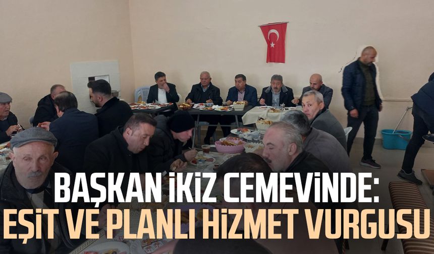 Başkan Murat İkiz cemevinde: Eşit ve planlı hizmet vurgusu
