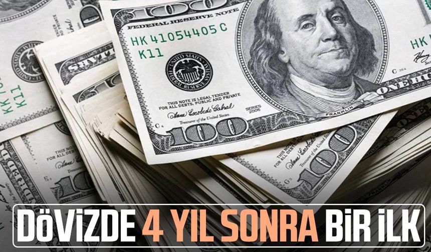 Dövizde 4 yıl aranın ardından dikkat çeken değişim