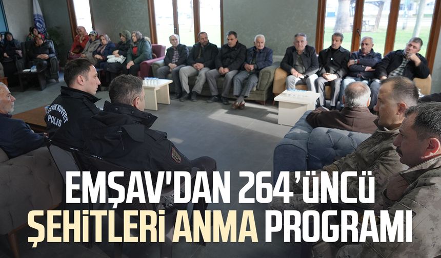 EMŞAV'dan 264’üncü şehitleri anma programı - samsungazetesi.com