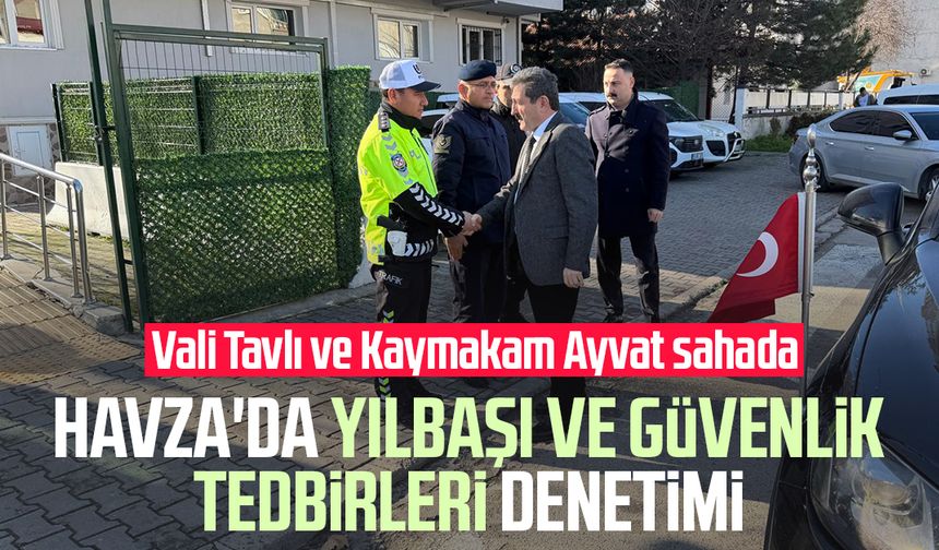 Havza'da yılbaşı ve güvenlik tedbirleri denetimi - samsungazetesi.com
