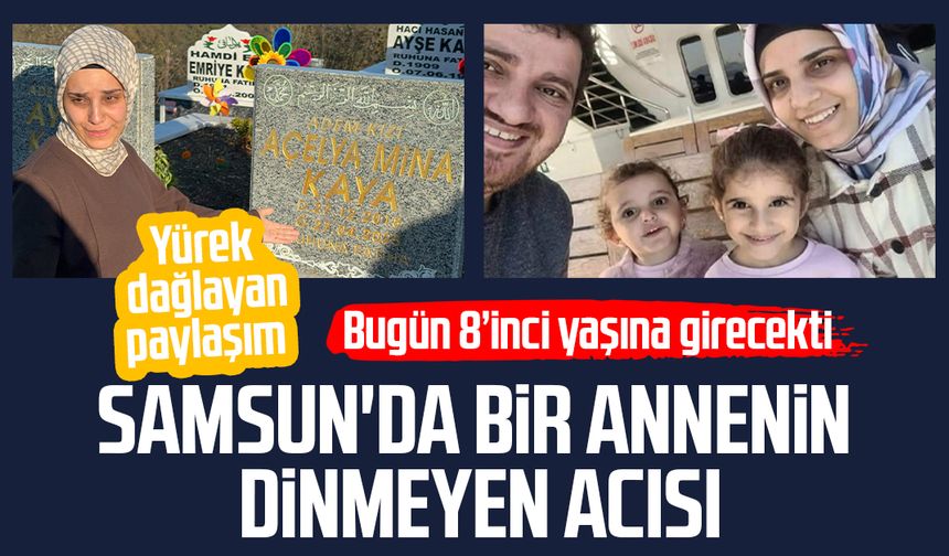 Samsun'da heyelan faciasında evlatlarını kaybeden anneden paylaşım