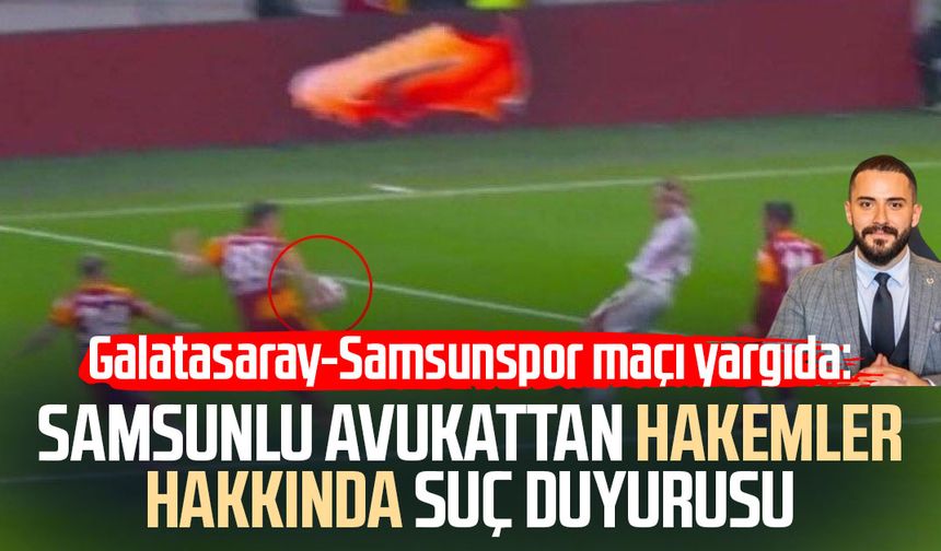 Samsunlu Avukat Berk Onaran'dan hakemler hakkında suç duyurusu
