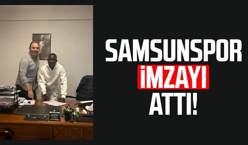 Samsunspor Saikouba Jarjue ile sözleşme imzaladı