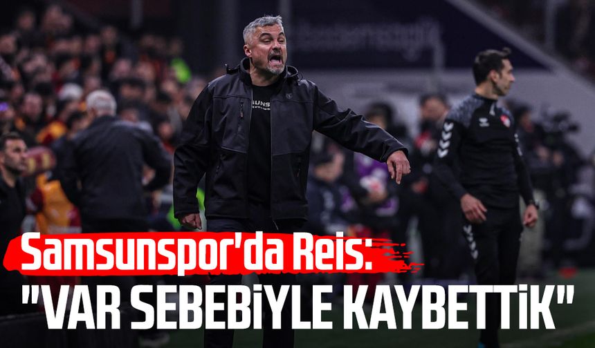 Samsunspor'da Thomas Reis: "VAR sebebiyle kaybettik"