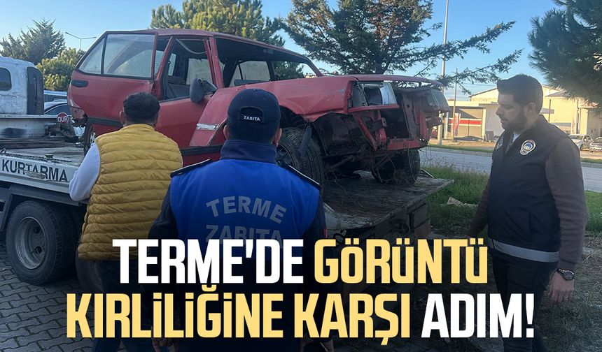 Terme'de görüntü kirliliğine karşı adım!