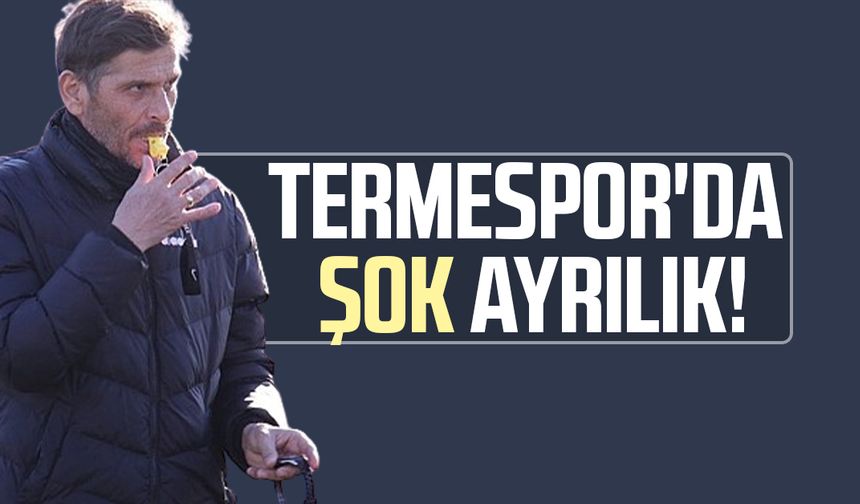 Termespor'da İmdat Musa Yıldırır ile yollar ayrıldı