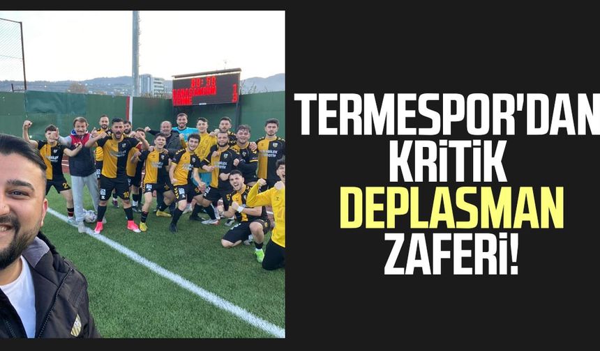 Termespor'dan kritik deplasman zaferi!