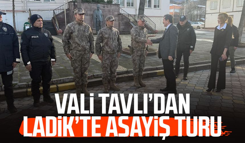 Vali Orhan Tavlı’dan Ladik’te asayiş turu - samsungazetesi.com