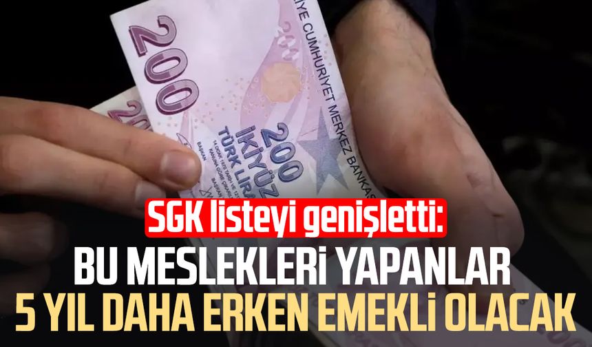 Ağır işlerde çalışanlara erken emeklilik müjdesi