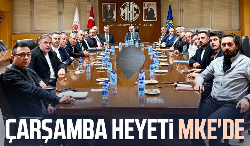 Çarşamba heyeti MKE'de