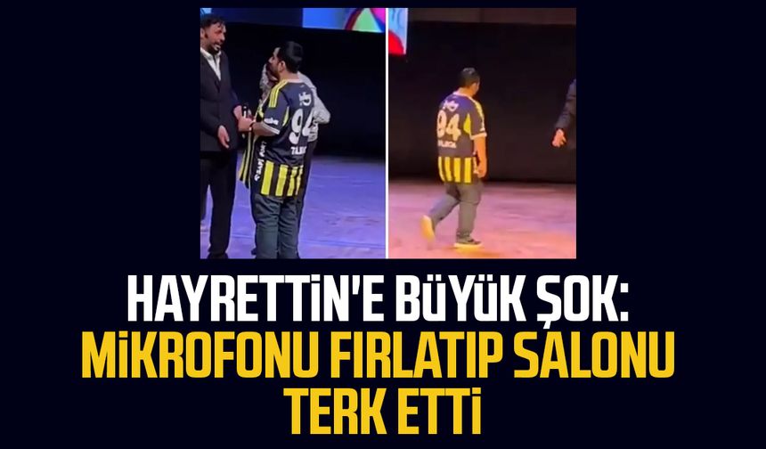 Hayrettin'e büyük şok: Mikrofonu fırlatıp salonu terk etti