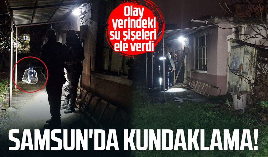 Samsun'da kundaklama şüphesi! Benzin kalıntısı bulundu