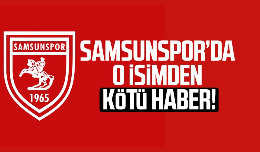 Samsunspor'da Emre Kılınç şoku! Tedavisine başlandı