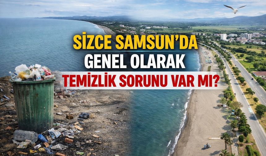 Sizce Samsun'da genel olarak temizlik sorunu var mı?