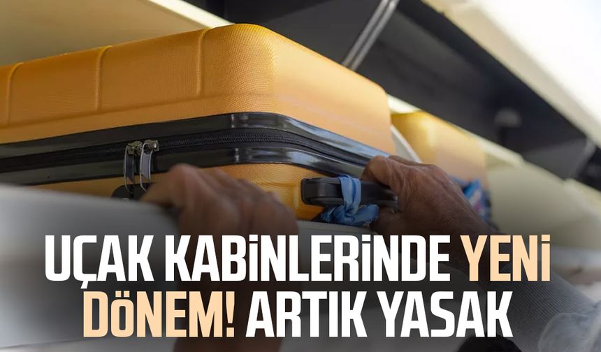 Uçak kabinlerinde yeni dönem! Artık yasak