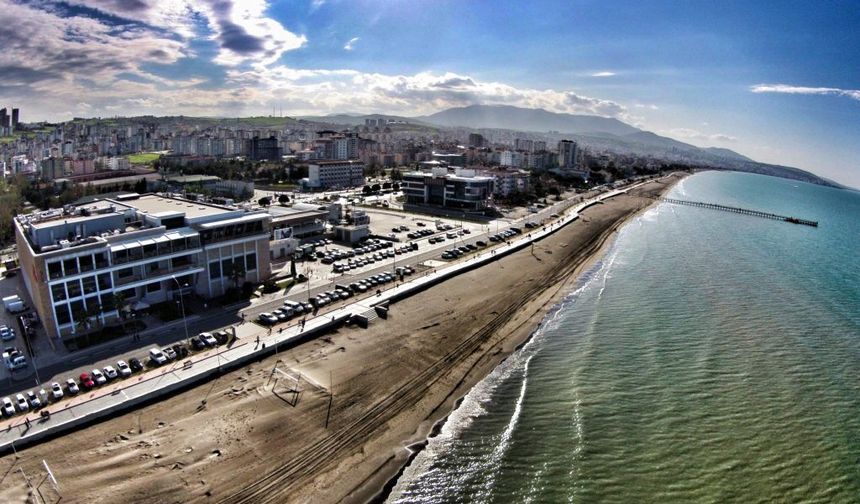 Atakum Kıyı Şeridinde Günün Değişen Yüzü