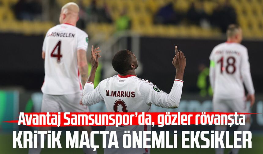 Samsunspor, Shkendija’yı ağırlayacak: Eksik alarmı!