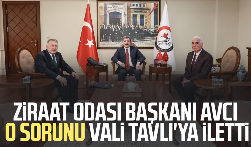 Başkan Erdal Avcı o sorunu Vali Orhan Tavlı'ya iletti
