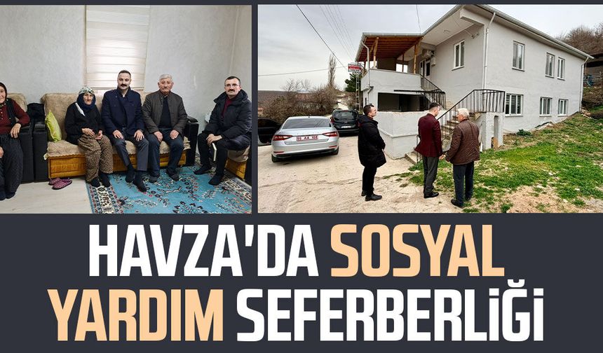 Havza'da sosyal yardım seferberliği